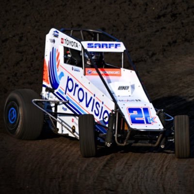 Driver of Provisio #21K National Midget and Mahindra Tractors #5 for CBR