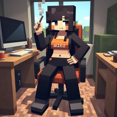mlmelizaa's profile picture. The First Official Ail6z Minecraft agent.