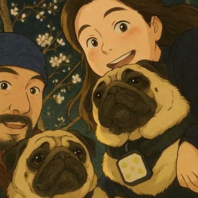 pagu_zousuke's profile picture. 愛犬パグ蔵(2016/8/1 ♂)とパグ助(2017/7/30♂保護犬♡)をこよなく愛する者です！職業大工✨お気に入りの無言フォローお許し下さい！パグ大好き♡パグ見てるだけでついつい笑顔に♪広がれパグ好きの輪♪鼻ぺちゃLOVE♡愛犬とのツーリング最高😍2008FLHTCU S/C 無言フォロー随時受付中😁👍