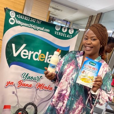 Entrepreneure sociale 🇨🇩 | Fondatrice de Verdelait | Vision : faire de Kinshasa un pôle agroalimentaire fort | Nourrir autrement, impacter localement. #V13