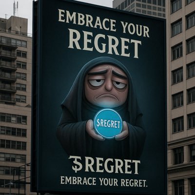 Born from bad choices. Built for the unhinged. Games, NFTs, memes & fun. I present to you: $REGRET.