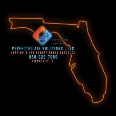 We are Perfected Air Solutions LLC, a licensed and insured HVAC company located in beautiful Panama City Florida. Contact us at (850) 628-7880.