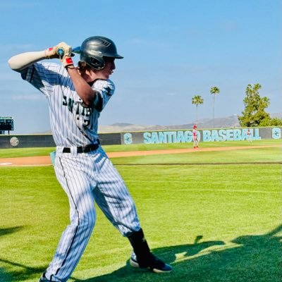 TroyRandall27's profile picture. Corona, Ca - Santiago High School 2027 Grad - RHP/1B/3B/ INF/ OF - 6’3” 185lbs GBG GarciaParra Navy @SharksBasebal