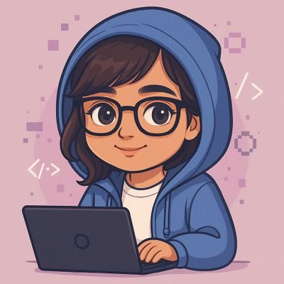 pixelsnsyntax's profile picture. coding in oversized hoodies | backend curious, frontend softie | figma bestie & semicolon lover | romanticizing bugs & books | building @pixelsnsyntax