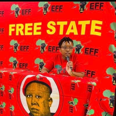 #Jesus = My life ❤️
*EFFSC CUT Former Branch Secretary *EFF Ward 18 former Deputy Secretary
*EFF Mangaung former RCT
*EFFYC Provincial Coordinator ❤️💚🖤