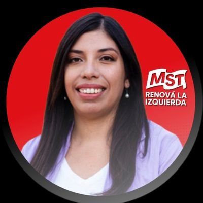 ✊🏽Docente autoconvocada, profesora en Ciencia Política.👩🏻🏫
🚩Candidata a Diputada por el MST RENOVÁ LA IZQUIERDA.🔄