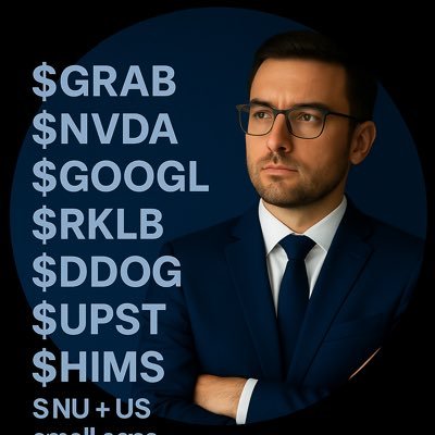 Averaging into high-conviction growth. Long $GRAB $NVDA $GOOGL $DLO $UNH $SBET $BMNR+ US small caps & tech funds. Buying dips, thinking long.