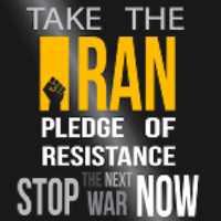 The Iran Pledge of Resistances is a network of people opposing war with Iran
