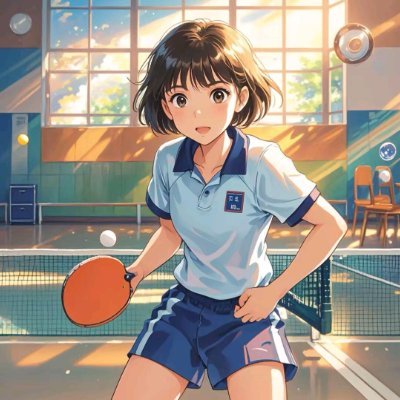 人生は卓球に似ている。高い点があり、低い点があり、速攻があり、余裕があり、不振があり、敗北があり、敗北がある。👩🦰😊✨