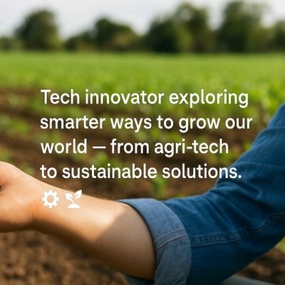 SK_SmartTech's profile picture. Tech💻 Innovator shaping the future with smarter, sustainable solutions. 
//Follow for insights on agri-tech, innovation, and impactful growth.//
