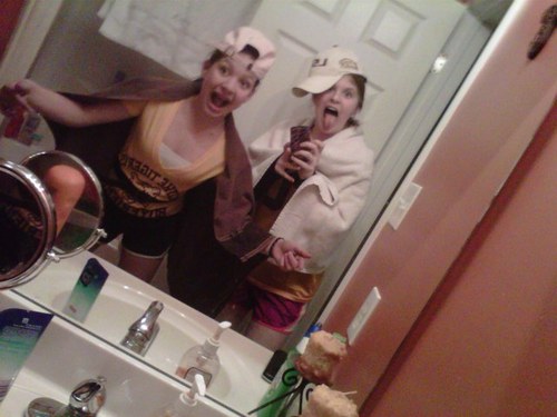 Middle school.!(: 13. L.S.U is my team.!((: Purple and Gold all the wayyyy.!((: Nobody understands me & my sis...I love her.!((: