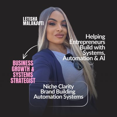 letishatweets's profile picture. 🚀 Helping you monetize in multiple ways online, on auto! Coaches, startups & creators | ADHD-friendly | Get started for FREE