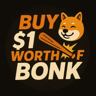Buy $1 worth of bonk https://t.co/UGZSRjzwYp
