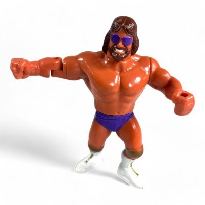 Ooh yeah! Macho Man Randy Savage, the cream of the crop! Sky's the limit and space is the place! Snappin' into action with style, flair, and a Slim Jim!