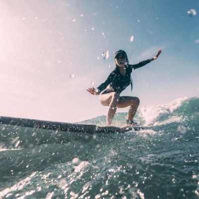 Dancing on the crest of the waves, unafraid of falling, for the ocean teaches me that true courage is starting over again and again.š