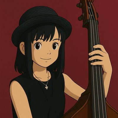 mikipiano816's profile picture. コントラバス奏者です。アップライトベースは背負って弓で弾きます。Mickey【Band】メカエルビス &スペースジプシー🌋