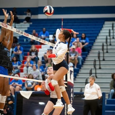 Dickinson HS • c/o 2027 • MB, OH, OPP • 5’11 • @HSkylineTW - 17 Royal • #2 • GCVA Beach • Sand Recriuts #6224 •IG: @maya_earvin_vbhighlights