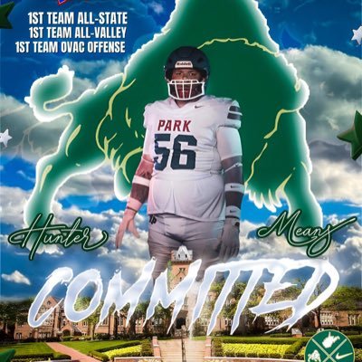 2025 /OL-DL/Bison Committed wtov9 Block of Granite 1st Team all state,all valley and OVAC (304-830-0705) NCAA ID 2407359761