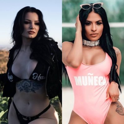 Fearlesscream21's profile picture. saraya from AEW. zelina from wwe. saraya is married to @bigbadandnasty husband @Tailsprowe79889 Zelina is dating @jadecargillrp