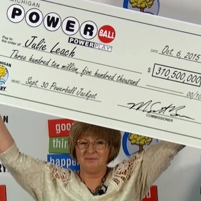 My name is Julie leach the $310,500,000 mega lottery winner!!! this is my give away twitter page!!! I am giving $500,000 out of my winnings to the needy.