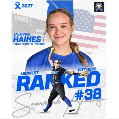 Savannah “Bella” Haines | 2027 Grad | Cincy Doom 09 Varner | P/1B | #11 | Bats R | Throws R | Little Miami High School | 3.7 GPA savisha09@gmail.com