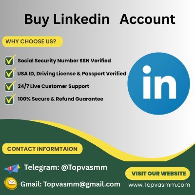 Buy LinkedIn accounts from https://t.co/vDNrQYZ50M Our LinkedIn account is fully verified in all countries.