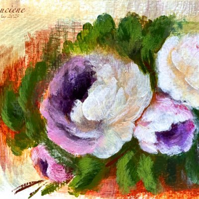 Hi I’m luciene this is my Art gallery💐 วาด flowers & landscape เป็นงานอดิเรก