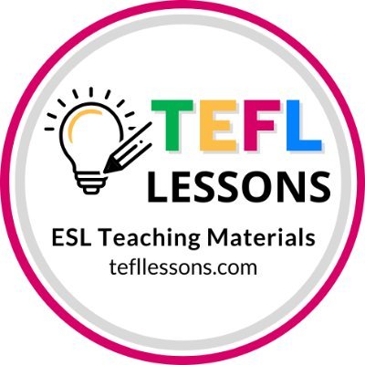 TEFL_Lessons's profile picture. High-quality, English teaching materials which include Teacher's Notes, Answer Keys, and Pronunciation Guides. Try our FREE Materials today!