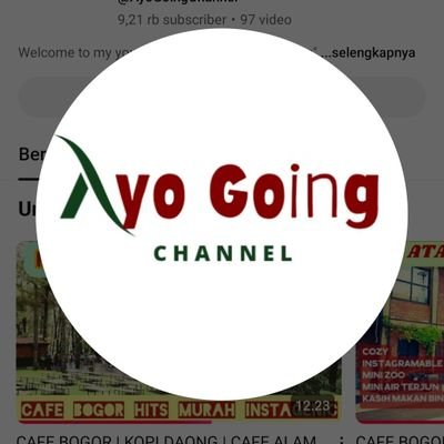 digdo76's profile picture. Ayo going channel 
Subscribe our channel on youtube
DM untuk collabs
Content placement
Penempatan merek
Brand Awareness