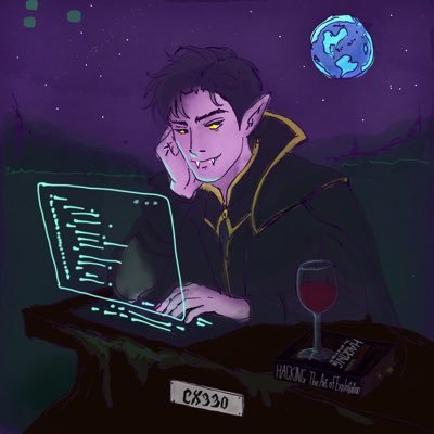 A Cyber Vampire because I'm only awake at night 🧛 A wannabe hacker 👾 Send me malware 🦠
