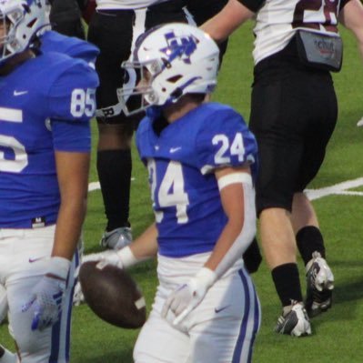 Katy Taylor High School, Class of 2026, 4.34 GPA, 40yd: 4:32 (laser), Height: 6’0, Weight: 185, Bench: 255, Squat: 425