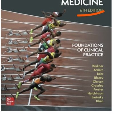 6th edition has 3 parts: 1. Foundations of Clinical Practice (for students). It's on Amazon. 2. Managing Injuries (due late 2025). 3 Medicine of Exercise (2027)