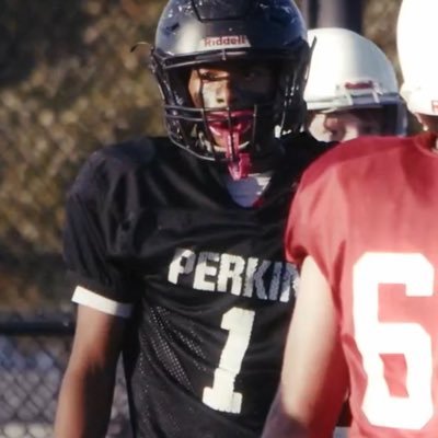 CAdcock24626's profile picture. Perkins C/O 2029| WR/SS | 6’0 168 | 100m dash -11.5 | Track| Football | basketball | email/ Adcockcayden35@gmail.com