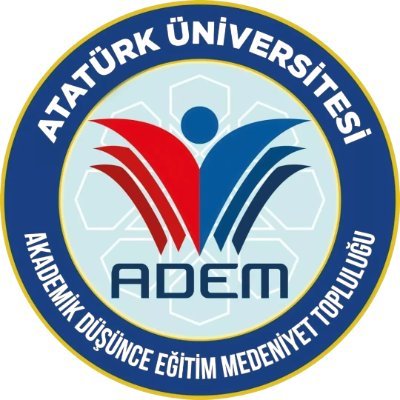 Atatürk Üniversitesi Akademik Düşünce Eğitim Medeniyet (ADEM) Topluluğu resmi hesabı
Faruk Dergisi Resmi Hesabı
Dm📩