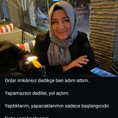 SibelAkHayat's profile picture. AK Parti Maltepe ilçe yönetim kurulu üyesi 🇹🇷🇹🇷🇹🇷Siyasi Ve Hukuki İşler Birimi Komisyon üyesi..🇹🇷🇹🇷
Engelli Komisyon Başkanı 🇹🇷💡✋🏻💡