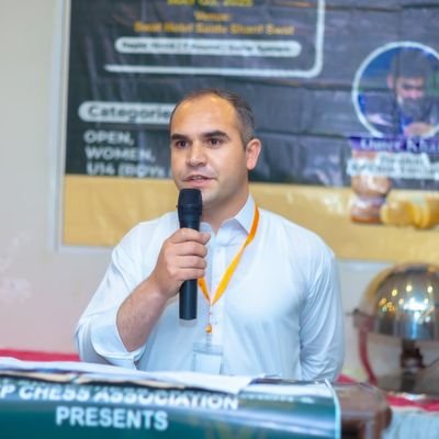 @thegiftofchess Ambassador to Pakistan | Vice President: KP Chess Association | Chess Educator | Chess Lover
https://t.co/4kXXgWRJpF
