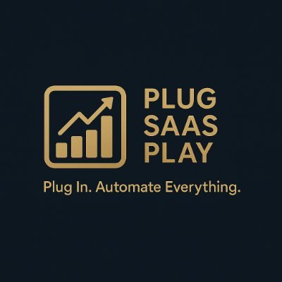 plugsaasplay's profile picture. 🔌 PlugSaaSPlay | SaaS that saves you time ⏱️, grows with you 📈 & brings in leads 🎯.  Just plug in & grow your business.