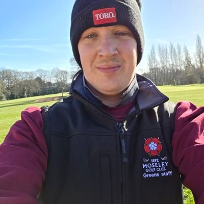 Green keeper at Moseley Golf Club West Midlands