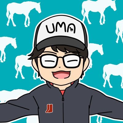 Yogibo ヴェルサイユリゾートファームで馬のおしごとしてる人(赤い長靴・帽子・メガネ)※うまコッペ作ってる(作ってない)※生牧草は食べれません🍀