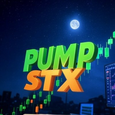 PUMPSTX's profile picture. Pump #Stacks #STX 🟧🔥🚀🌖🌌
Make Stacks Pump again! 📈
May the Pump be with You! 💯

$BTC #Bitcoin 
$STX #Memecoin
#Pumpfun #Pumpdotfun #PumpFunLaunch