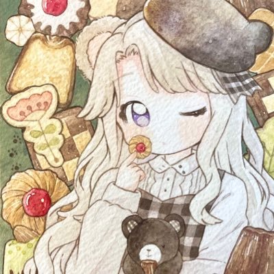 水彩作家 創作中心に描いてます。見てくれた人の心が暖かくなりますように。女の子と食べ物、お花、動物が好き。展示会のお誘いなどはDMへお願いします。日常垢(@k0axkngMbf00w62 )⚠無断転載、無断使用、AI学習使用、自作発言禁止 その他SNSなど→ https://t.co/jbVZzeT36Y