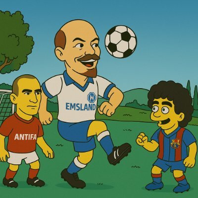 hier voor de koffie.
voetbal en politiek zijn in revolutionaire handen