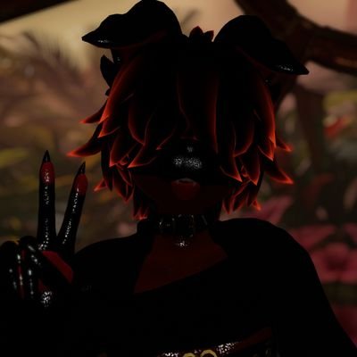 Distermanater_a's profile picture. 21/gender fluid/I am a VRC trusted user that is on quest but used to be pc and will be getting good pc soon/VRC name is Distermanater