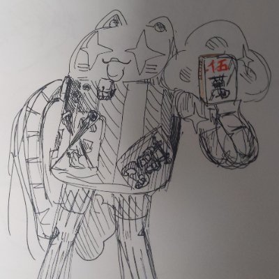 まあまあ絵を描きます。期限を守れないバカ。。スペースいっぱいやりたいから気軽に誘ってくだせぇ・・・デジタルもかきたい
ちゃんとしたイラストアカ→@FamilyTana68772 300↑人本当にありがとう!!
ボカロとまどマギとウマ娘とまふまふさんと🍡🐈が好きです 麻雀🔰