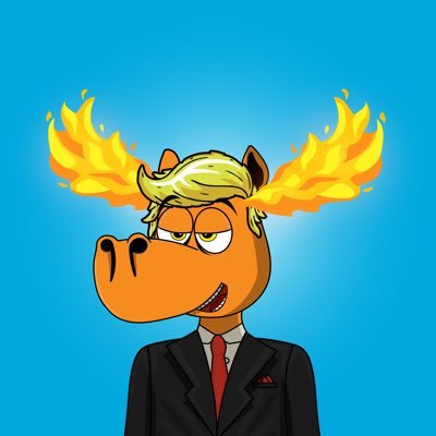 Wopo88's profile picture. Abstract Bitcoin Cue Moose