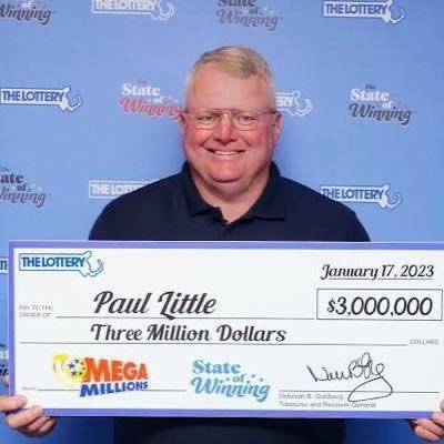 Paul little of Lakeville,MA,Winnner of a $3 Million Mega Millions Ticket, giving back the society by paying credit card debts and the old veterans!.😊🇺🇸