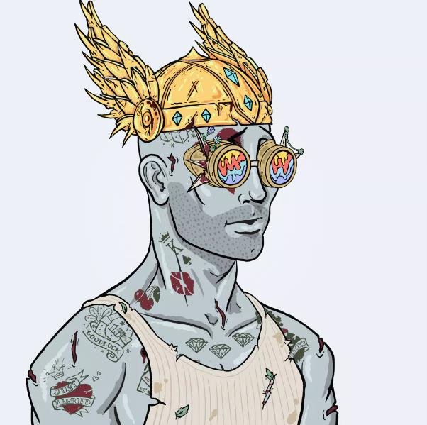 nelster1987's profile picture. Sketched expressionist scream swirl—Munch madness.