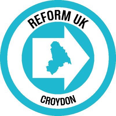 ReformUKCRYDN's profile picture. Reform UK Croydon Branch. Promoted by Scott Holman of behalf of Reform UK, Millbank Tower, 21-24 Millbank, London, SW1P 4QP