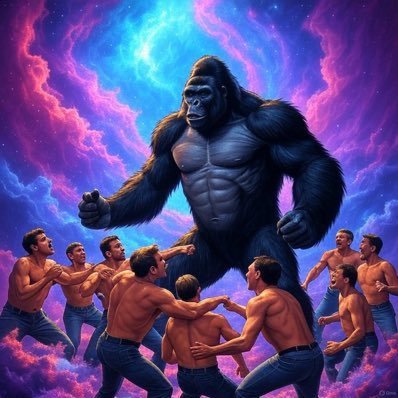 100 Men vs 1 Gorilla - Who will win? CTO ca: qRUZaCpgxaRH1s5V6opjPA6Hnpv5BM37LqkDBw7pump