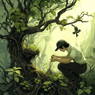 Living in the beautiful nature of the forest is an art. Let's contemplate life and the beauty of trees.